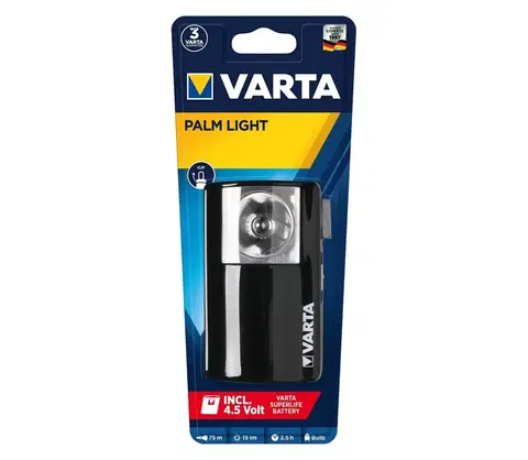 Čelovky VARTA Varta 16645101421 - Ruční svítilna PALM LIGHT P13,5s/3R12 