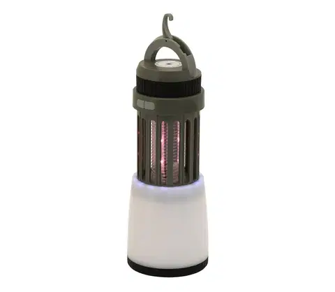 Čelovky  LED Přenosná nabíjecí lampa s lapačem hmyzu LED/2W/1800mAh/3xAAA IPX4 zelená 
