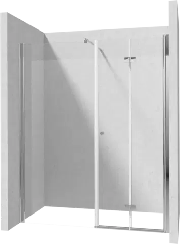 Sprchové kouty DEANTE/S pevná stěna 120, skládací dveře 80 KTSX042P+KTS_032P+KTS_011X KERRIA/0058