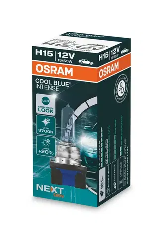 Autožárovky OSRAM H15 COOL BLUE INTENSE Next Gen 12V 15/55W 64176CBN PGJ23t-1