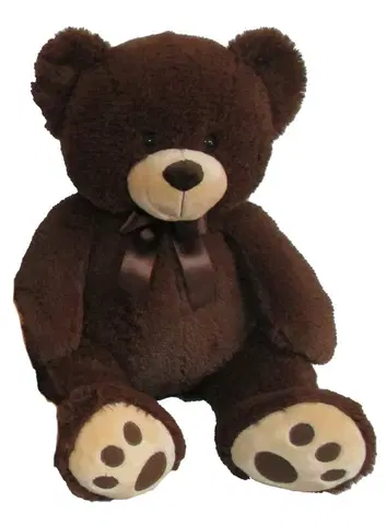 Hračky MAC TOYS - Plyšový medvídek 60 cm, tmavě hnědý