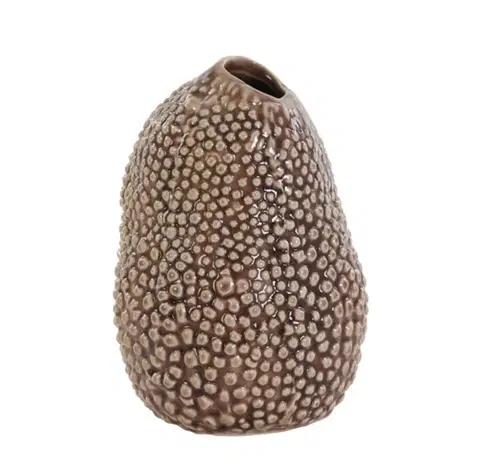 Dekorativní vázy Šedá keramická váza Kyana S - Ø 10*15 cm Light & Living 5981882