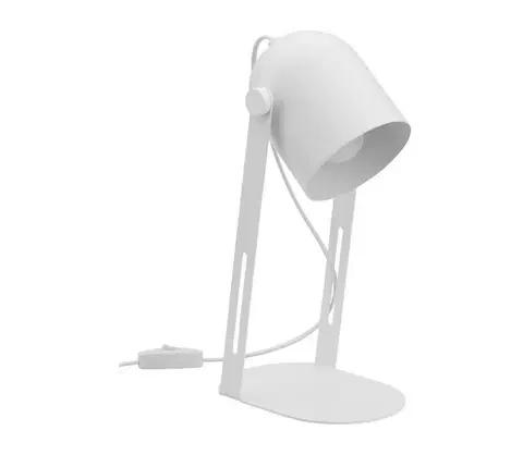 Lampy  Stolní lampa DAVIS 1xE27/60W/230V bílá 
