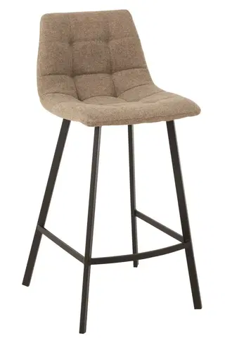 Jídelní stoly Béžová barová židle Barstool Babette Beige - 47*43*95cm J-Line by Jolipa 15471