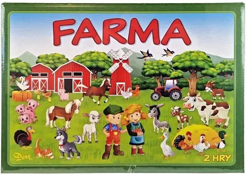 Hračky společenské hry HYDRODATA - Společenská hra Farma
