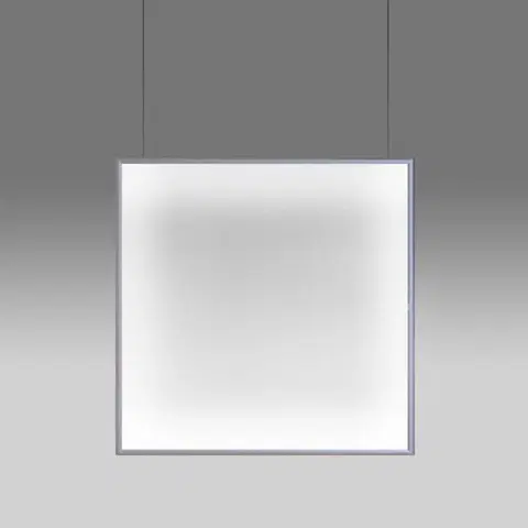 LED lustry a závěsná svítidla Artemide Discovery Space čtverec - hliník 2004010A
