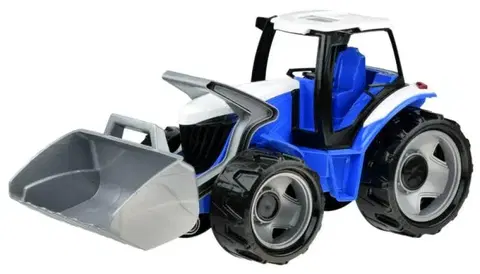 Hračky LENA - Traktor se lžící modře šedý