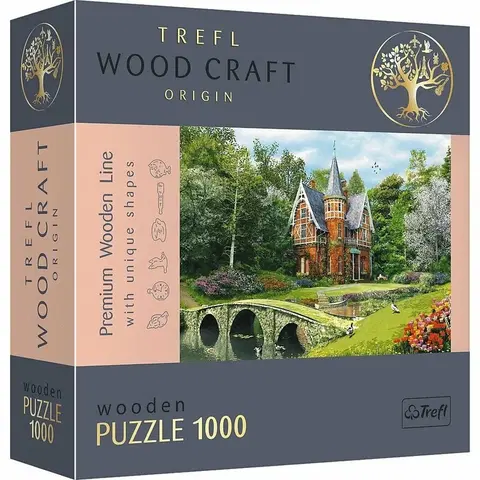 Hračky puzzle TREFL - Dřevěné puzzle 1000 - Viktoriánský dům