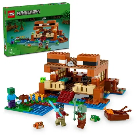 Hračky LEGO LEGO -  Minecraft 21256 Žabí domeček