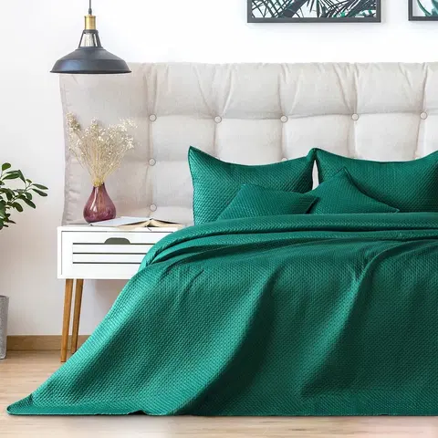 Přikrývky AmeliaHome Přehoz na postel Carmen alpinegreen, 220 x 240 cm