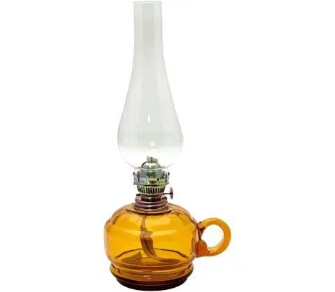 Lampy Floriánova huť Petrolejová lampa MONIKA 34 cm amber 