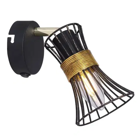 Nástěnná svítidla Globo Nástěnná lampa 54814-1 s vypínačem