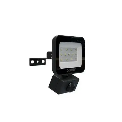Zahradní lampy Panlux LED reflektor s PIR senzorem Vana S Evo černá, IP65, 50 W