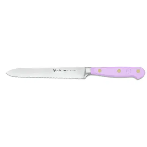 Kuchyňské nože WÜSTHOF Nůž na uzeniny Wüsthof CLASSIC Colour -  Purple Yam 14 cm 