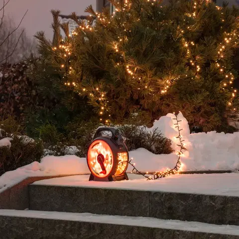 Světelné venkovní řetězy Konstsmide Christmas LED víla světla Kompaktní jantarová 400 LED 8,78 m