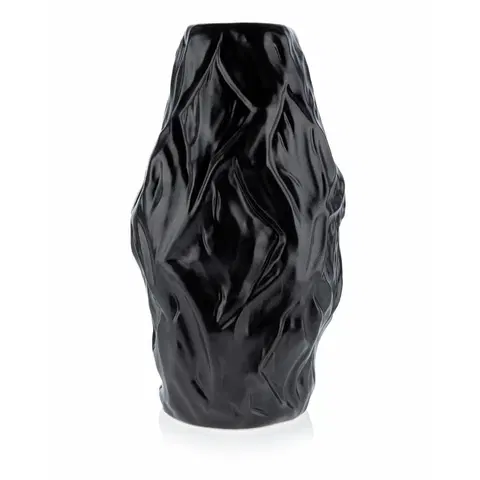 Dekorativní vázy DekorStyle Váza Louis 29 cm černá