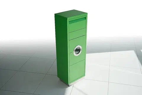 Poštovní schránky Radius design cologne Schránka na balíky RADIUS DESIGN (LETTERMANN standing ovation 1 green 600B) zelená