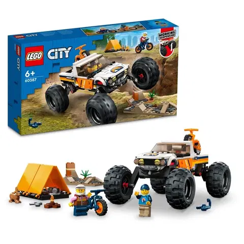 Hračky LEGO LEGO - City 60387 Dobrodružství s terénním autem 4 x 4