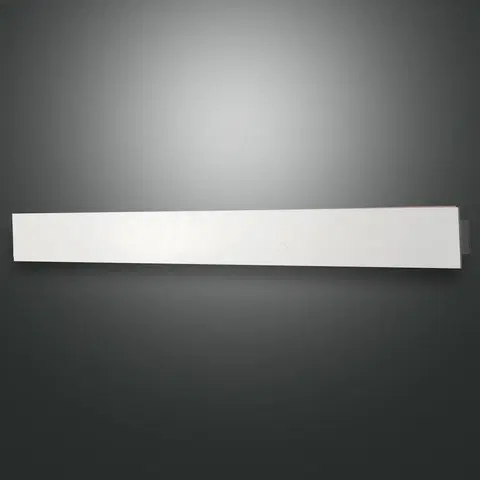 Nástěnná svítidla Fabas Luce LED nástěnné světlo Lotus, bílá, délka 93 cm