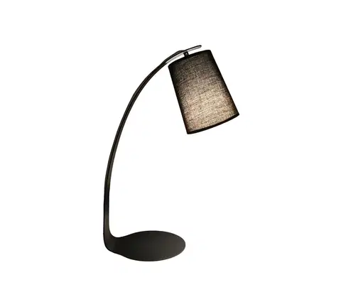 Lampy    108008 - Stolní lampa GALLANT 1xE27/11W/230V černá/hnědá 
