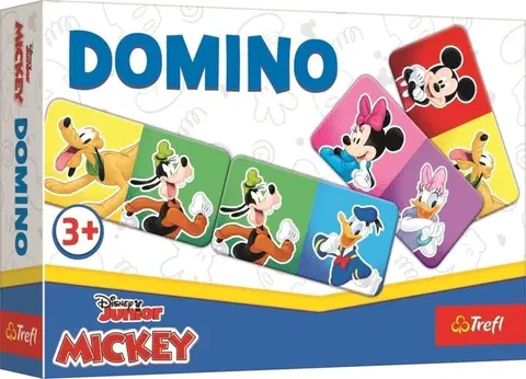 Hračky společenské hry TREFL - Hra - Domino mini - Disney Mickey Mouse and Friends