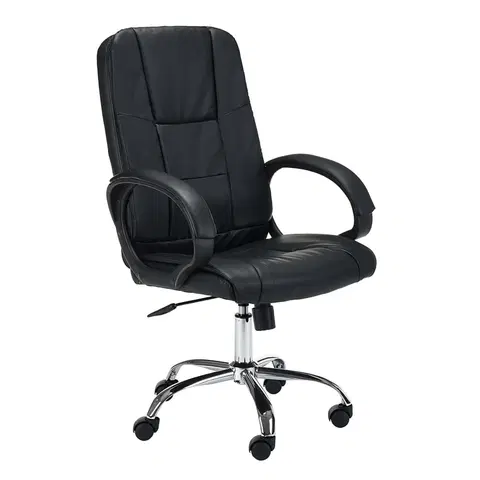 Kancelářské židle Ak furniture Kancelářské křeslo Nobles černé