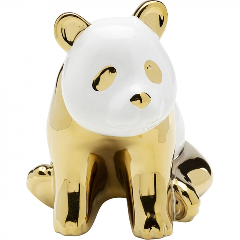 Sošky medvědů KARE Design Soška Panda - zlatá, 18cm