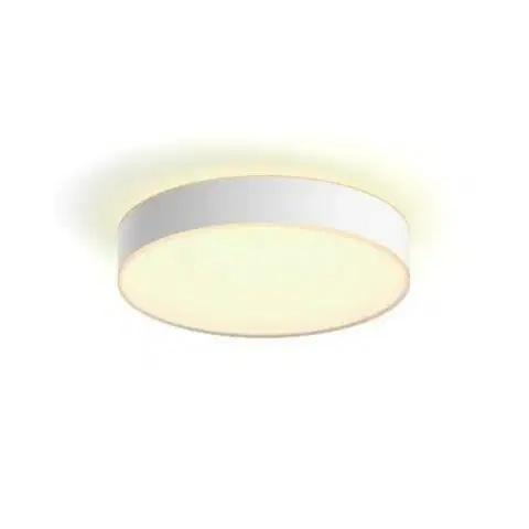 Chytré osvětlení Philips Hue Bluetooth LED White Ambiance Koupelnové stropní svítidlo Devere M 41165/31/P6 19,2W 2450lm 2200-6500K IP44 38,1cm bílé, stmívatelné s dálkovým ovladačem