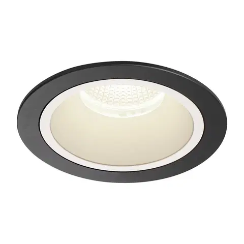 LED podhledová svítidla SLV BIG WHITE NUMINOS DL L vnitřní LED zápustné stropní svítidlo černá/bílá 4000 K 55° 1003968