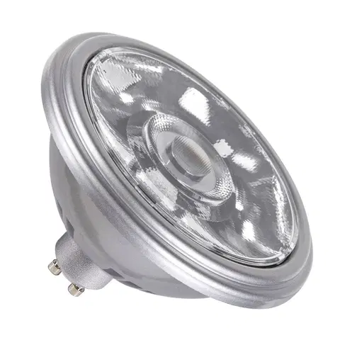 LED žárovky SLV BIG WHITE QPAR111 GU10 LED světelný zdroj stříbrný 12,5 W 2700 K CRI 90 10° 1005275