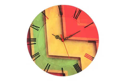 Hodiny Wallity Nástěnné hodiny Rasta 30 cm barevné