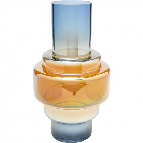 Skleněné vázy KARE Design Skleněná váza Phenom - vícebarevná, 35cm
