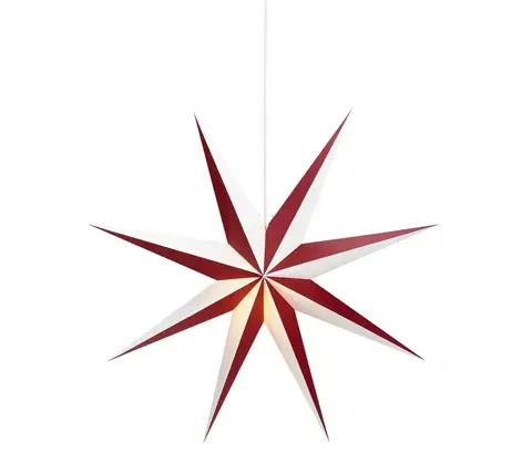 Vánoční dekorace Markslöjd Markslöjd 704523 - Vánoční dekorace ALVA 1xE14/25W/230V červená/bílá 75 cm 
