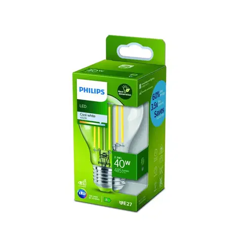 LED žárovky Philips Philips LED žárovka E27 2,5W 4000K filament 485 lm