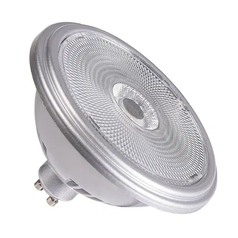 LED žárovky SLV BIG WHITE QPAR111 GU10 LED světelný zdroj stříbrný 12,5 W 4000 K CRI 90 60° 1005283