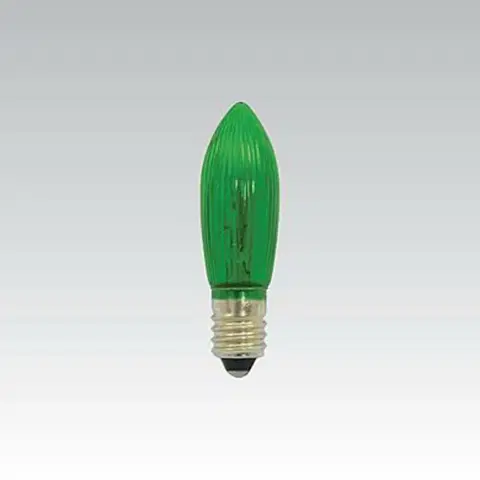 Náhradní žárovky NBB Žárovka vánoční E10 14V 3W zelená 374007000