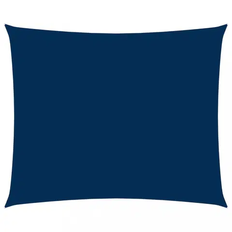 Stínící textilie Stínící plachta obdélníková 5 x 6 m oxfordská látka Dekorhome Modrá