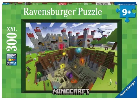 Hračky puzzle RAVENSBURGER - Minecraft 300 dílků