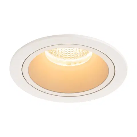LED podhledová svítidla SLV BIG WHITE NUMINOS DL L vnitřní LED zápustné stropní svítidlo bílá/bílá 2700 K 55° 1003932