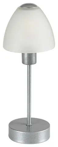 Lampy na noční stolek Rabalux stolní lampa Lydia E14 1x MAX 40W stříbrná DIM 2295