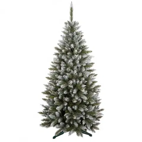 Vánoční stromky Hustý vánoční smrk se zasněženými větvičkami 220 cm