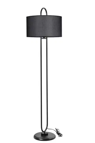 Svítidla Opviq Stojací lampa Elips 170 cm černá