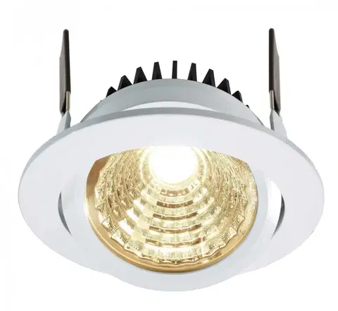 24V Light Impressions Deko-Light stropní vestavné svítidlo COB-95-24V-2700K-kulaté 24V DC 12,00 W 2700 K 900 lm bílá 565308