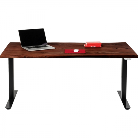 Výškově nastavitelné psací stoly KARE Design Výškově nastavitelný stůl Harmony - tmavý, 180x90cm