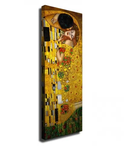 Obrazy Hanah Home Reprodukce obrazu Polibek 30x80 cm
