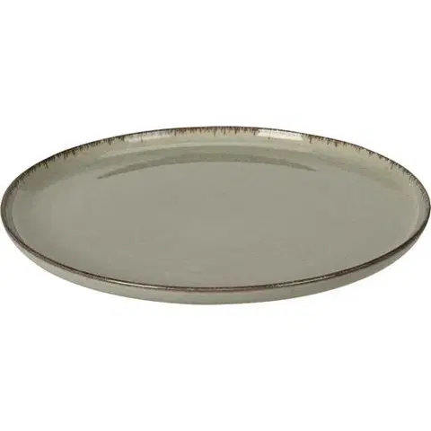 Talíře EH Porcelánový jídelní talíř pr. 27 cm, zelená