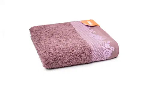 Ručníky Faro Bavlněný ručník Bjork 50x90 cm fialový