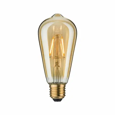 LED žárovky PAULMANN LED Vintage Rustika 2,5W E27 zlatá 1700K 284.06