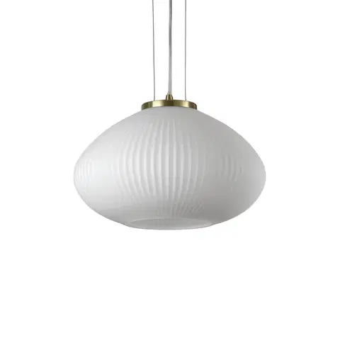 Závěsná světla Ideallux Závěsná lampa Ideal Lux Plisse Ø 35 cm