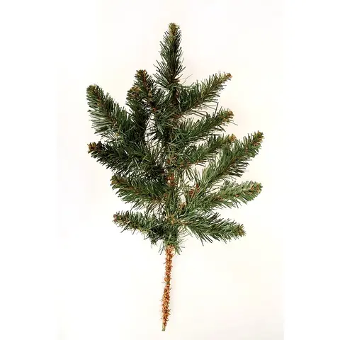 Vánoční dekorace Umělá větev smrková, v. 47 cm, sada 3 ks, HTH